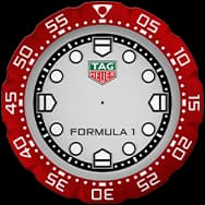 TAG Formula 1 dial